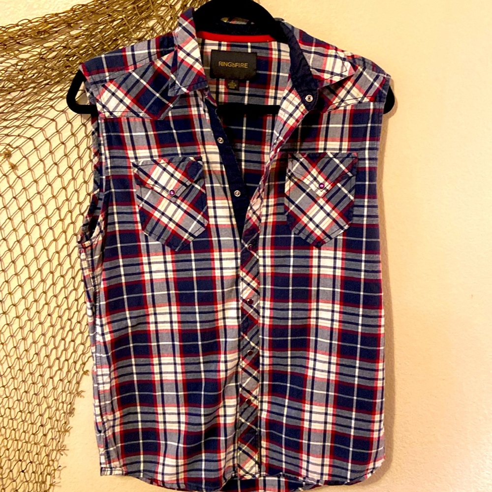 Ring Of Fire Snap Front 100% COTTON
